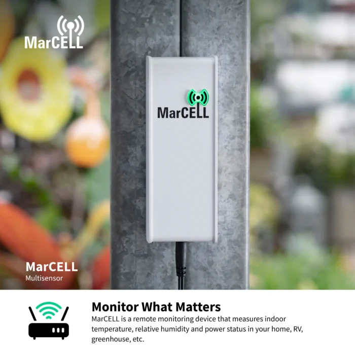 Marcell - Temperature, Humidity & Power Monitor - 4G Cellular Connected Multisensor