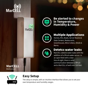 MarCELL Multisensor, Temperature & Humidity Monitor