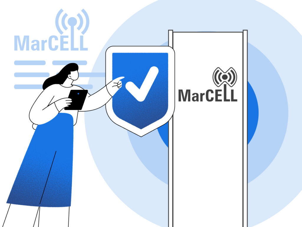 Image highlighting safety and security benefits of cellular monitoring devices, including real-time alerts and remote access.