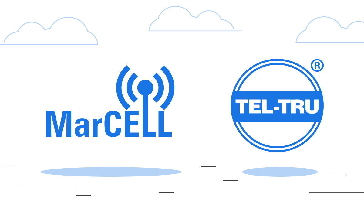 MarCELL and TEL-TRU logos together, representing partnership for precision temperature monitoring solutions.