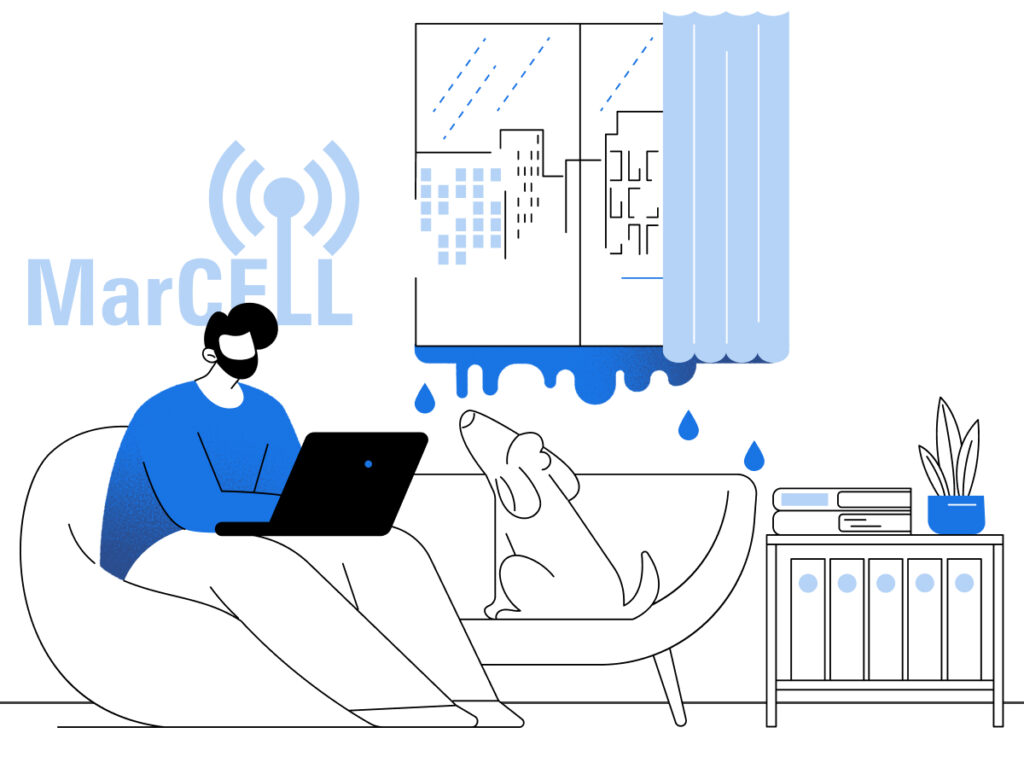 Image showing common causes of excessive indoor humidity, including poor ventilation, water leaks, and daily household activities.
