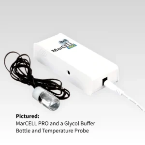 MarCELL PRO and a Glycol Buffer Bottle and Temperature Probe