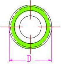 Technical diagram showing the diameter (D) of a cylindrical lithium-ion cell used in MarCELL devices.