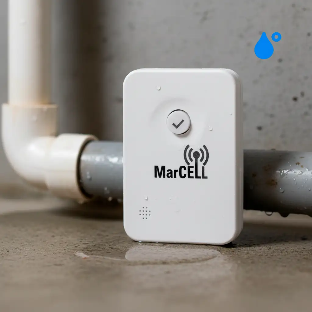 💧 Sump Pump Water Leak Sensor System | SPuck Sump Watch Bundle by MarCELL