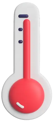 Temperature sensor icon representing MarCELL’s smart temperature monitoring and alert system.